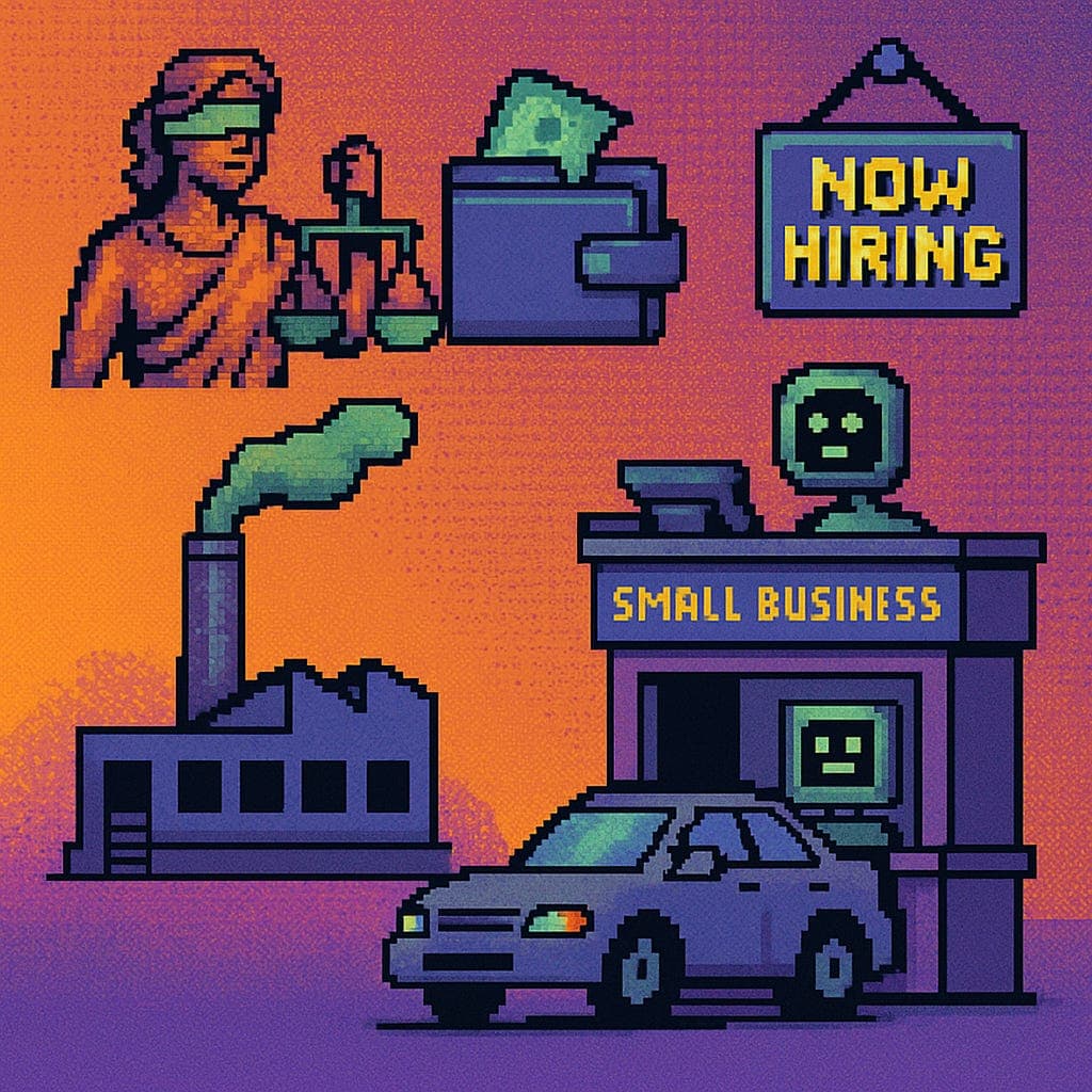 ⚖️ Tariffs, AI, and Hiring Woes — Plus: Smart Coffee Shops & Cash Flow Questions